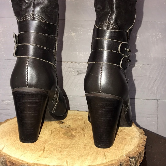 Matisse dark brown leather boots - Picture 4 of 8